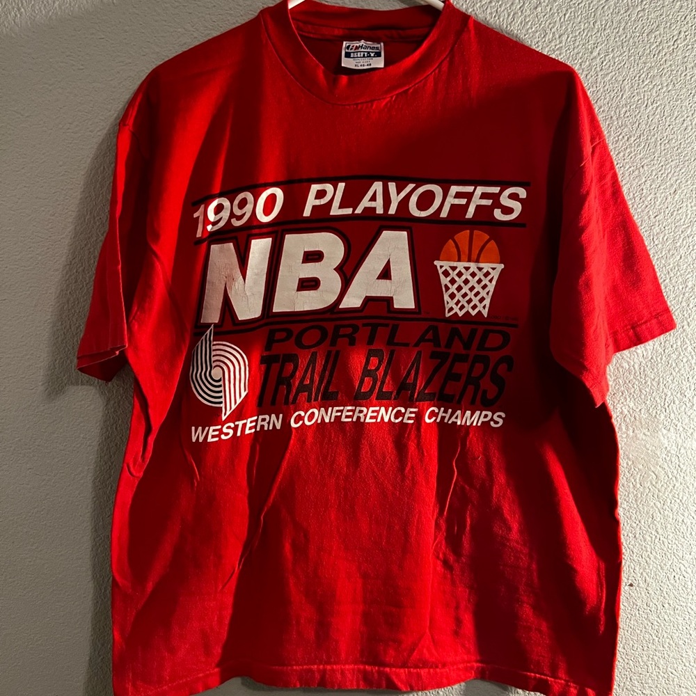 Vintage 1990’s Blazers Playoff Shirt
